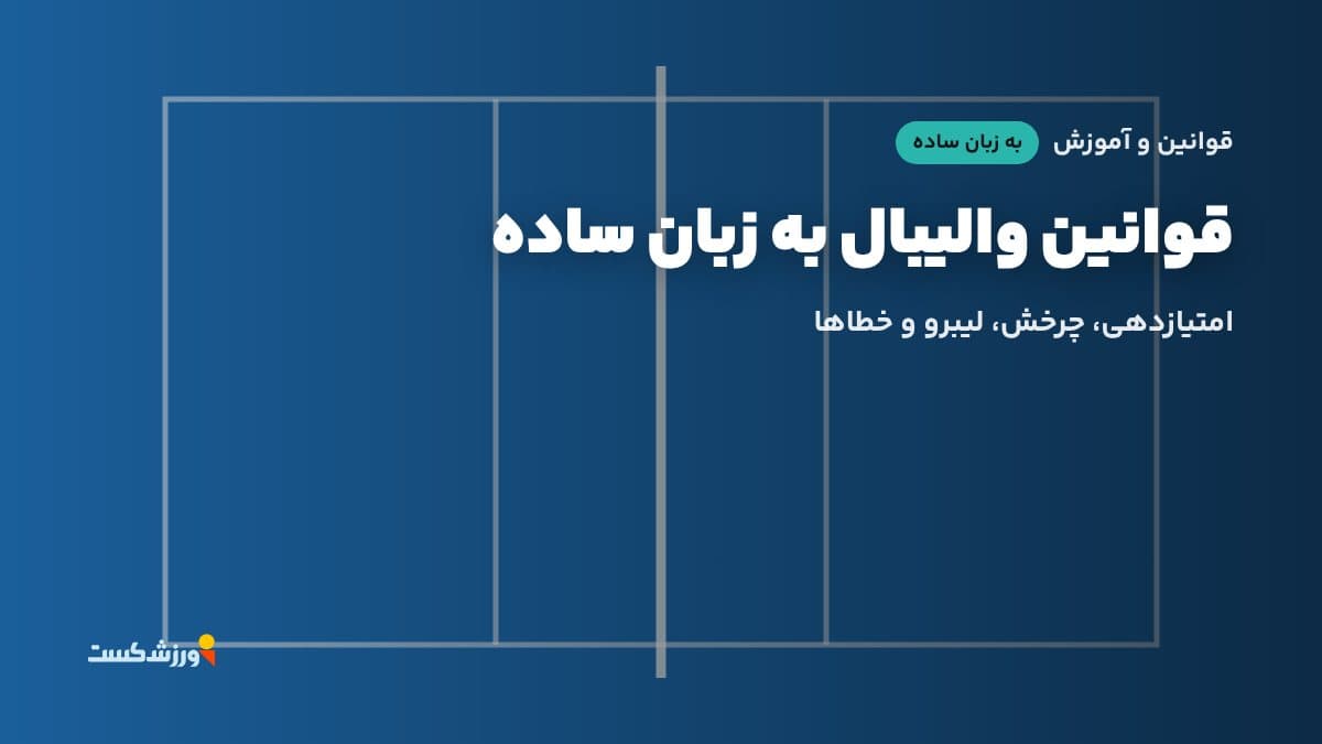 تصویر شاخص مقاله قوانین والیبال به زبان ساده در بخش قوانین و آموزش مجله ورزش‌کست