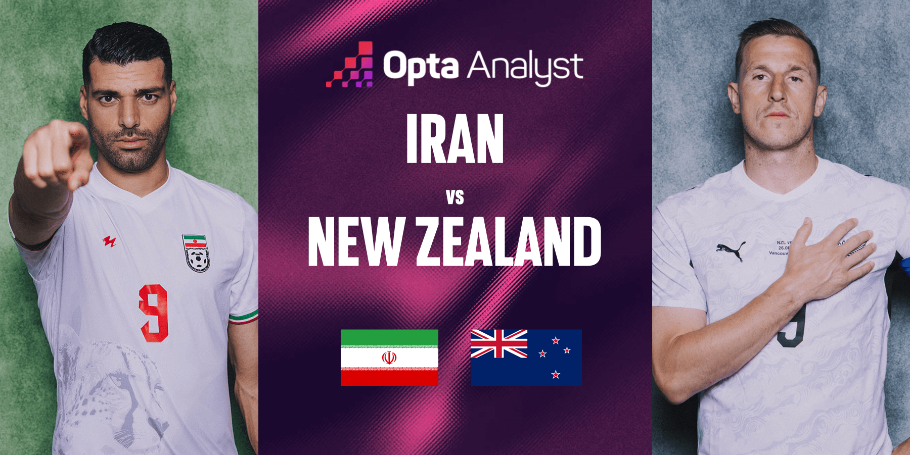 پیش‌بازی ایران مقابل نیوزیلند در جام جهانی ۲۰۲۶