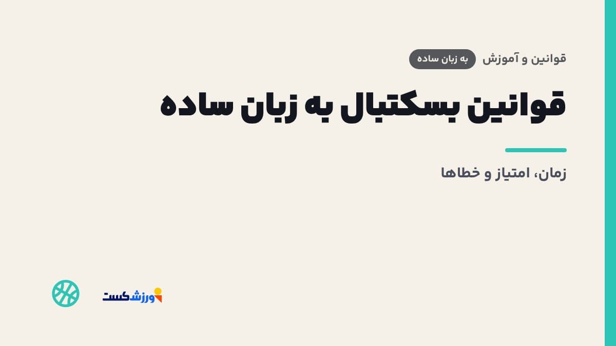 تصویر شاخص مقاله قوانین بسکتبال به زبان ساده در بخش قوانین و آموزش مجله ورزشکست