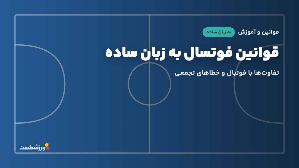 تصویر شاخص مقاله قوانین فوتسال به زبان ساده در بخش قوانین و آموزش مجله ورزشکست